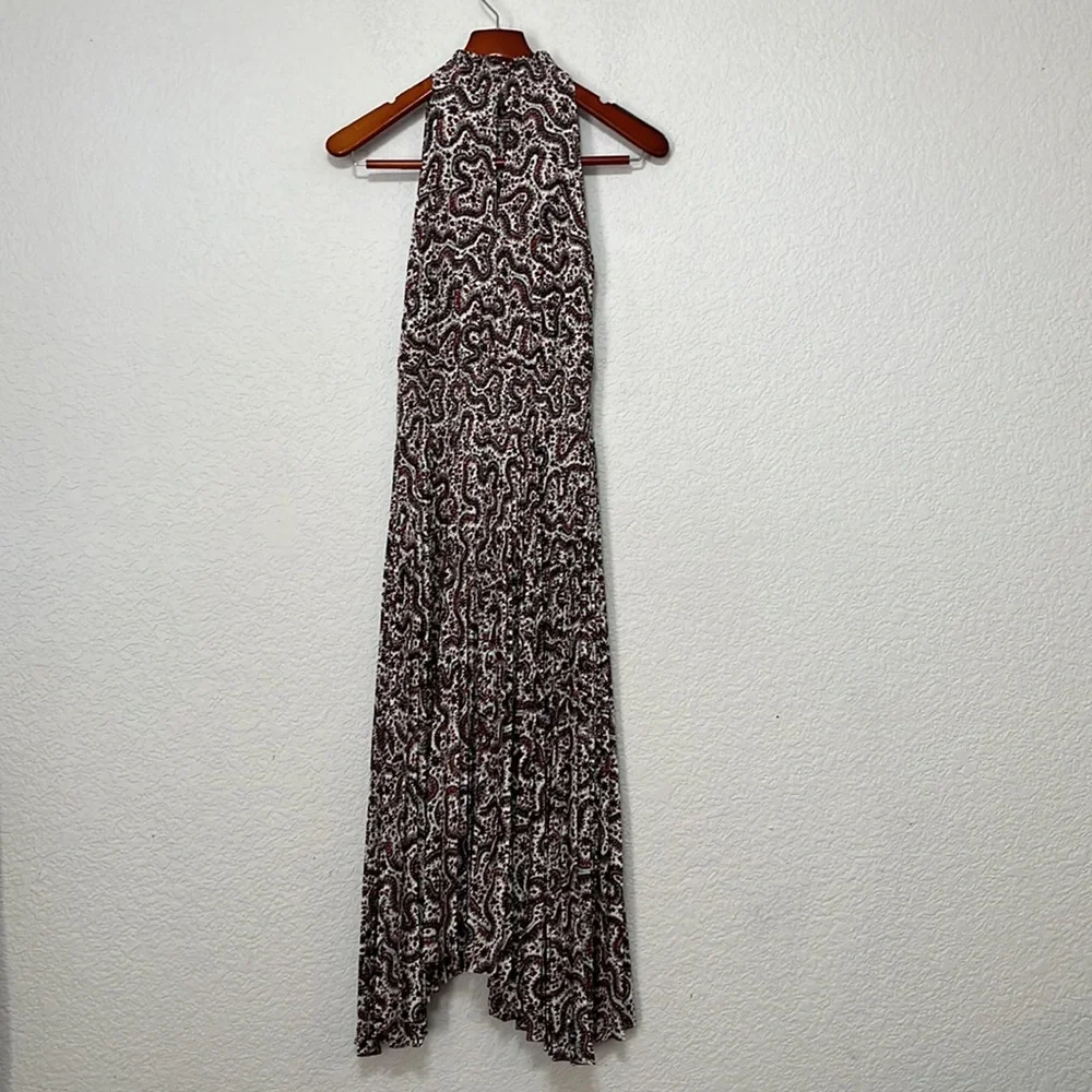 A.L.C. x Barney’s Renzo Paisley Pleated Dress - Picture 13 of 17